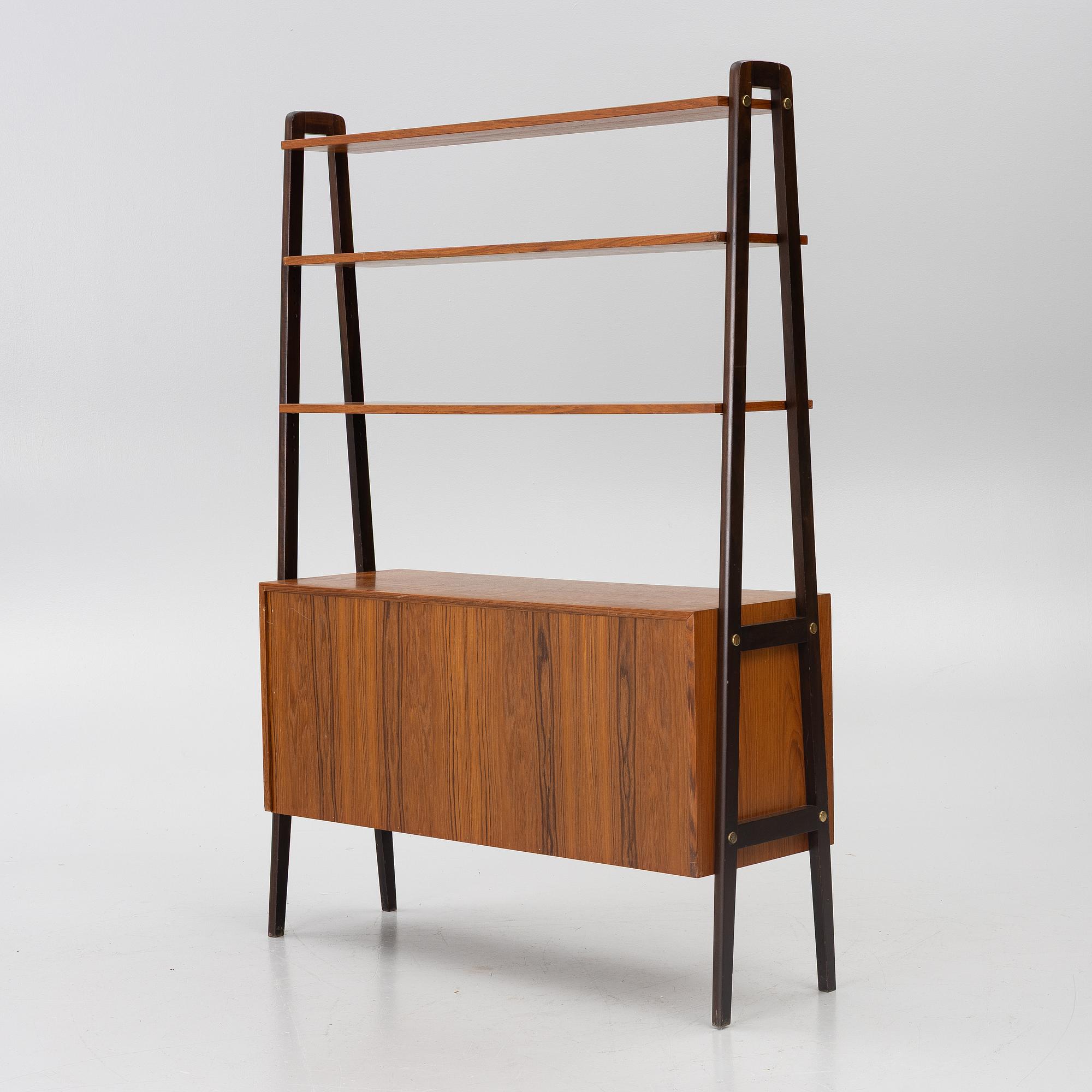 A teak bookshelf, 1960s.
