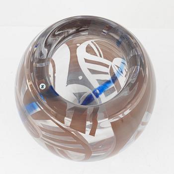 Hanne Dreutler & Arthur Zirnsack, vase, a so called gold graal, signed and dated 1989.