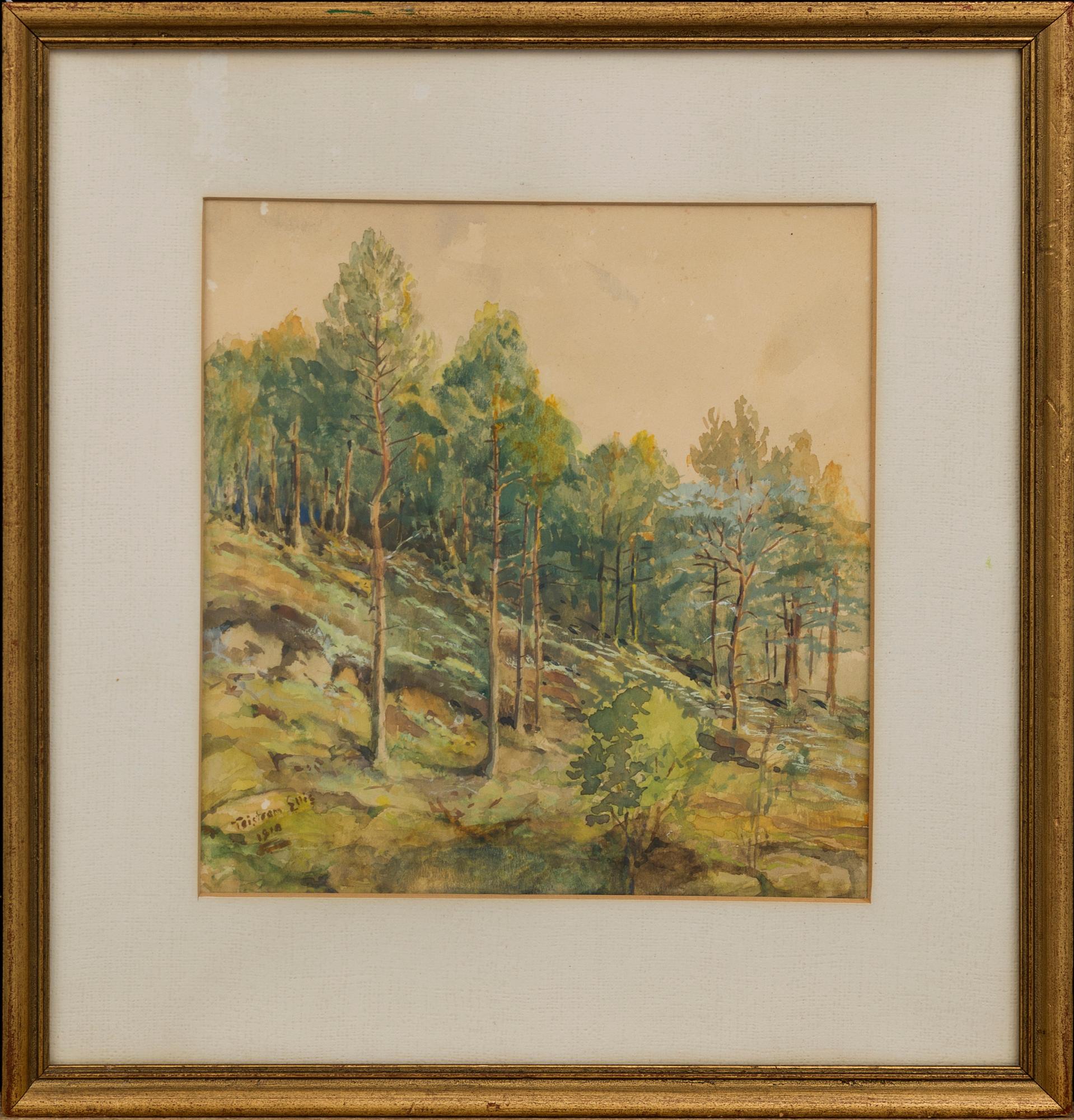 TRISTRAM JAMES ELLIS, signed 1910.