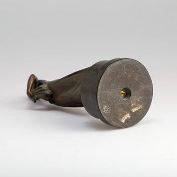 ADOLF MÜLLER-CREFELD, sculpture, bronze, signed.