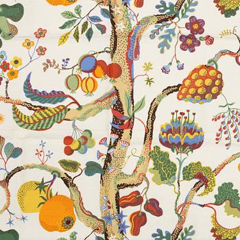 Josef Frank, gardiner, ett par, "Vegetable Tree", Svenskt Tenn.