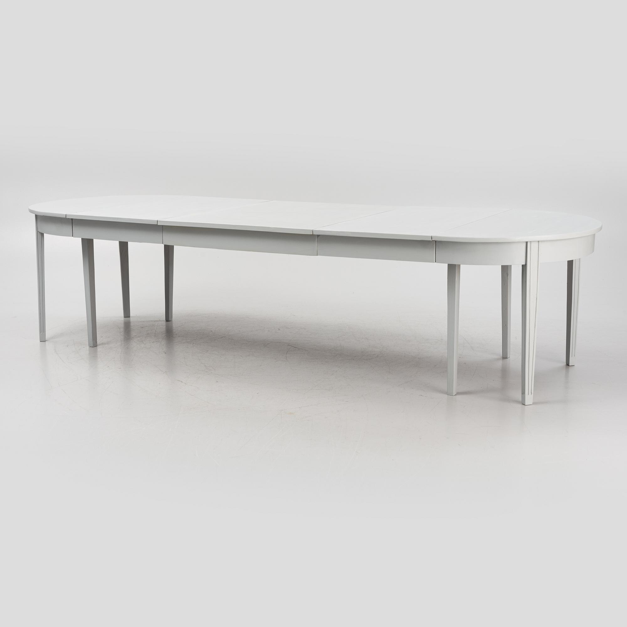 Matbord, gustaviansk stil, sent 1800-tal.