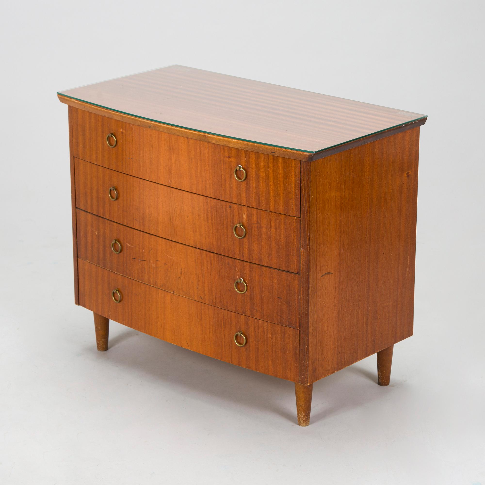 Byrå, tillverkare Lahden Puutyö, 1900-talets mitt.