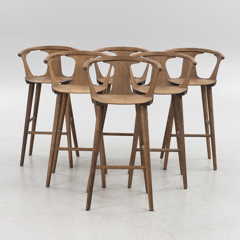 Sami Kallio, a set of six 'In Between SK7' bar chairs, &Tradition, Denmark.