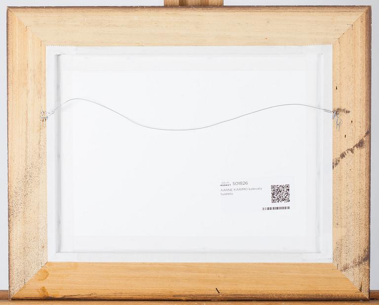 AARNO KARIMO, gouache, signerad.