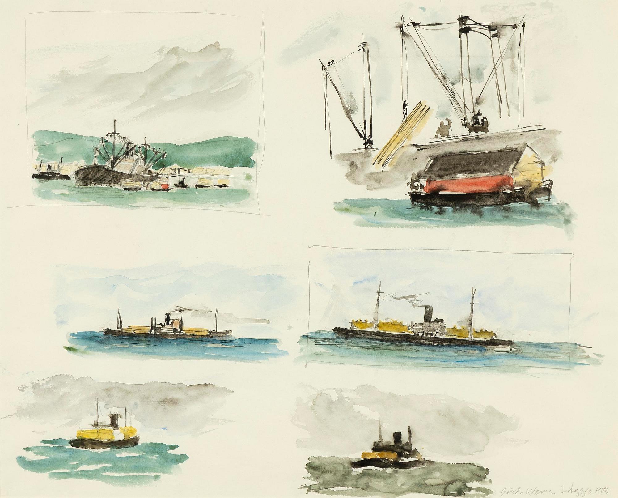 Gösta Werner, Vessel.