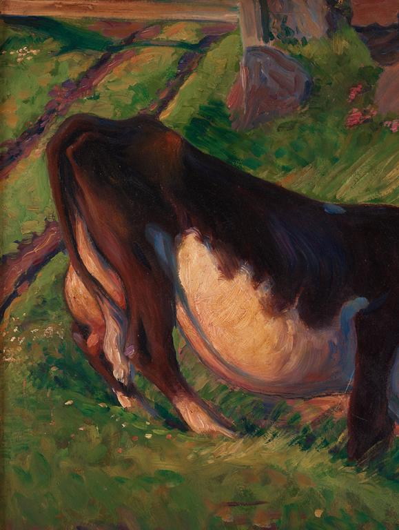 Nils Kreuger, Grazing Cow.