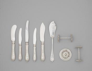 WA Bolin, bestickuppsättning modell "C", 181 delar, silver, Stockholm  1918-1938.