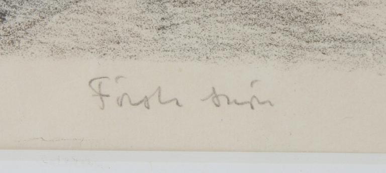 JOHANSSON-THOR, EMIL. Litografi, sign o dat 1937.