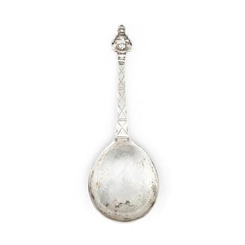 153. A Swedish silver spoon, mark of Johan Söderdahl, Söderköping 1762.