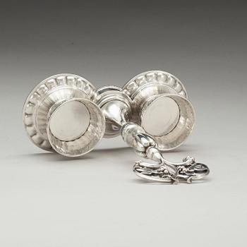 GEORG JENSEN, bordsurtout, Köpenhamn 1921, 830/1000 silver,