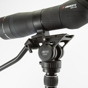 Spotting scope with tripod Kamakura EDV-65 Japan.