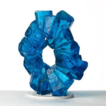 Edvin Öhrström, a 'Korona' cast glass sculpture, Lindshammar, Sweden 1960's.