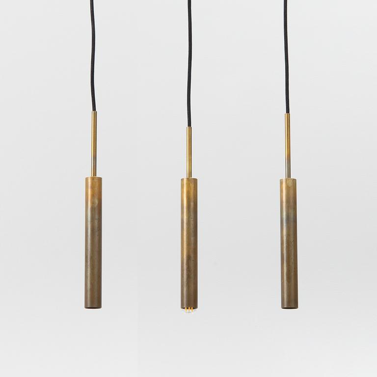 Johan Carpner, a model "3437-6 STAV", ceiling lamp, Konsthantverk AB, Tyringe, Sweden. 21st century.