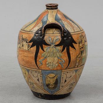 A ceramic jar, second half of the 19th century.