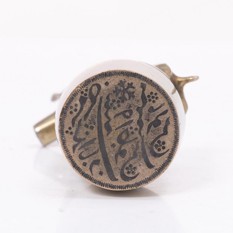 Estrid Ericson, sigillstamp i form av antilop, modellnr A1200, Firma Svenskt Tenn, formgiven 1929 – 1930,.