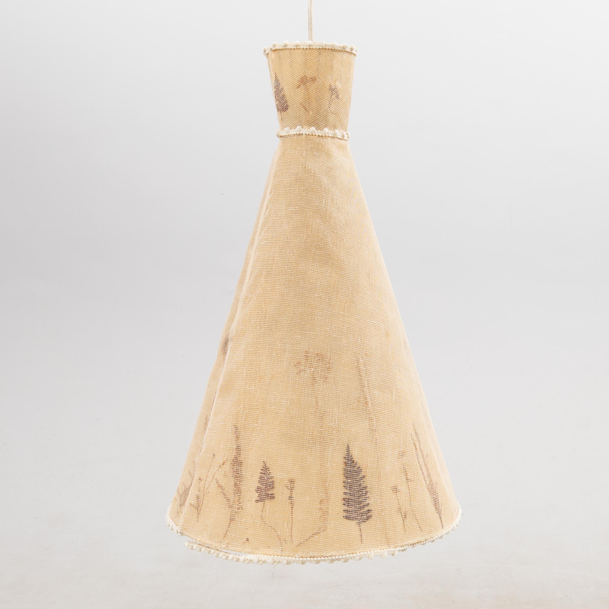 Taklampa möjligen Hans Bergström Ateljé Lyktan 1960-tal.