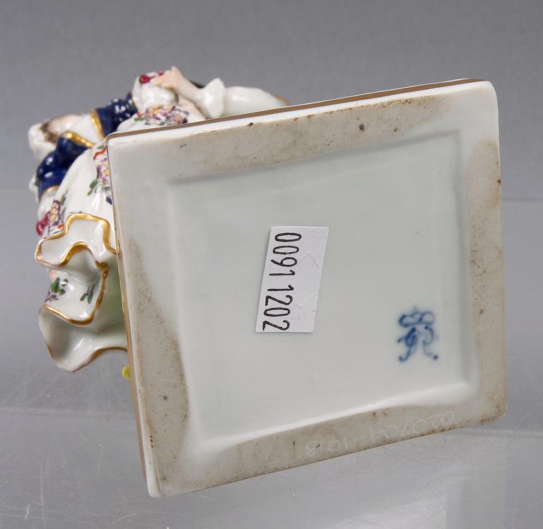 FIGURIN, porslin, Tyskland. 1900-tal.