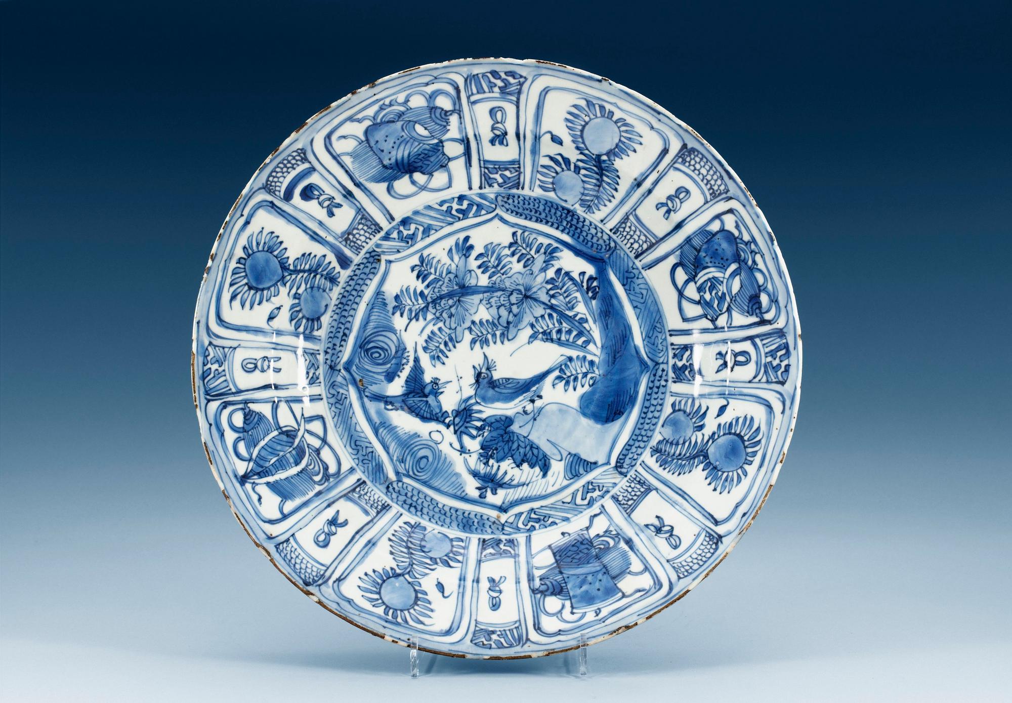 FAT, porslin. Ming dynastin, Wanli (1573-1613).