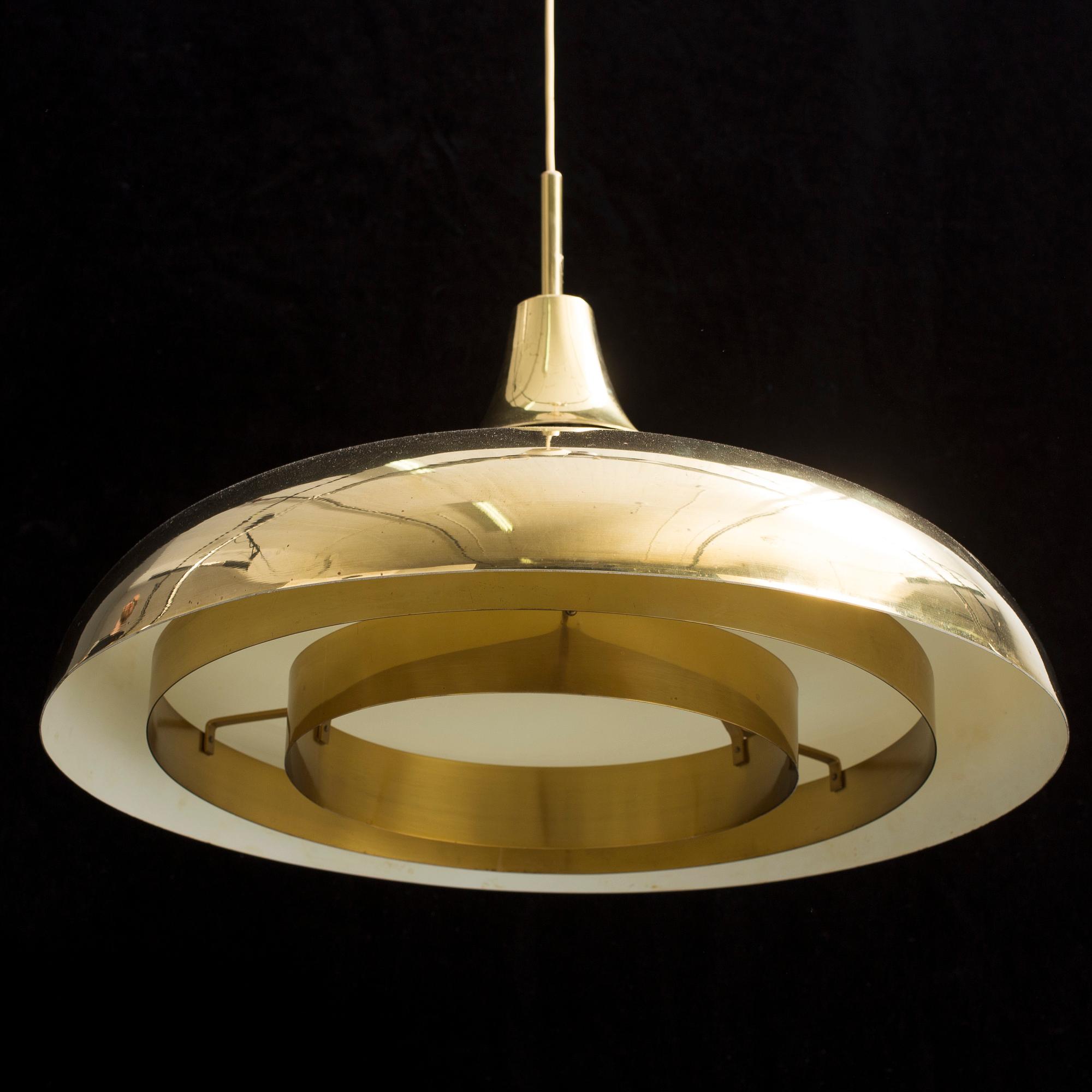 CEILING LAMP, brass, Boréns, Borås, 20 th century.