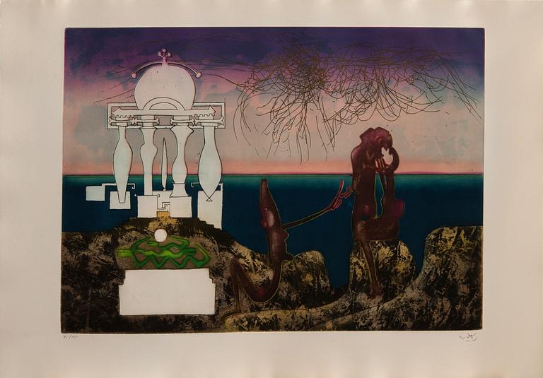 Roberto Matta, mapp "L'Arc, obscure des heures".