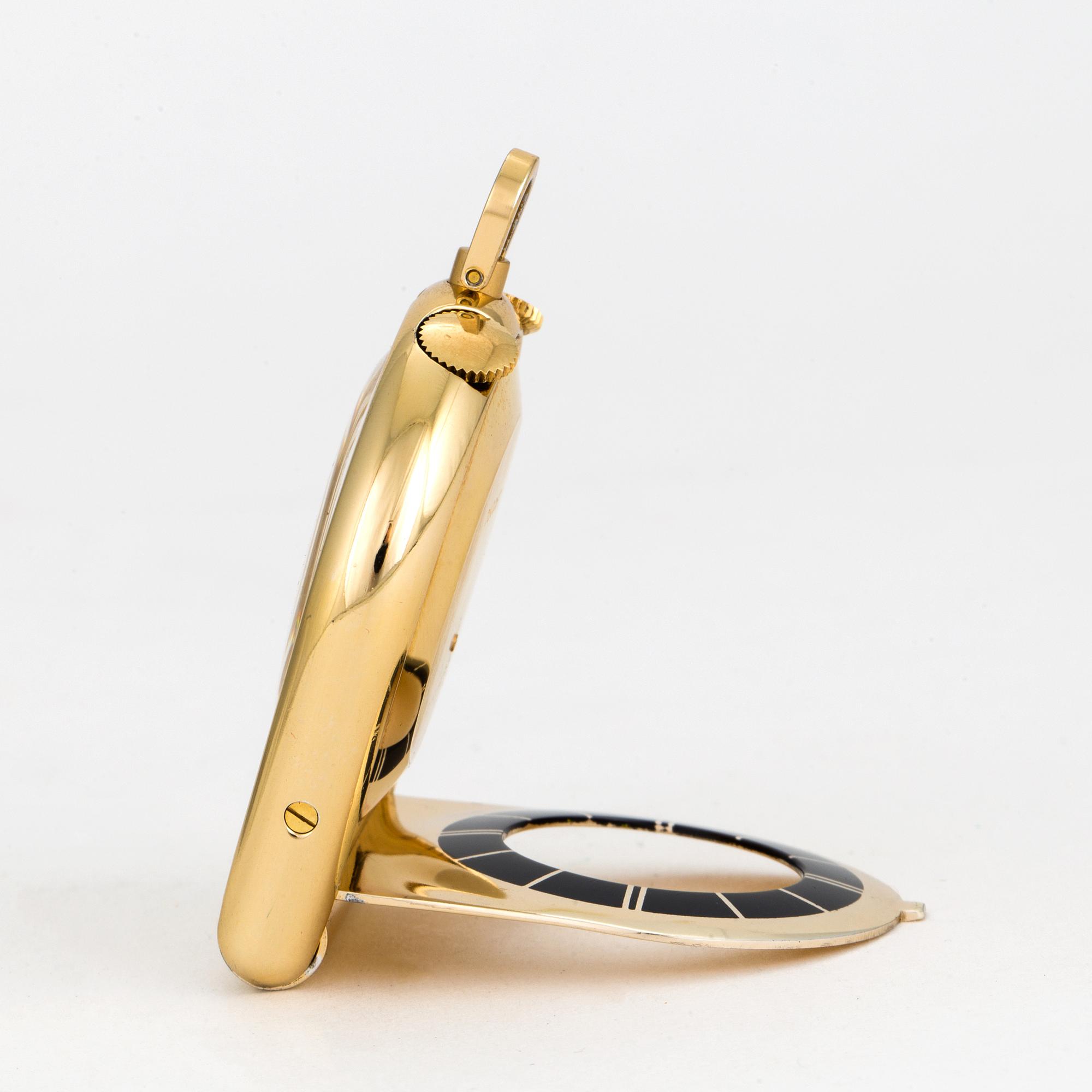 JAEGER-LE COULTRE, Memovox, travel alarm clock, 37 x 43 mm,