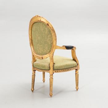 Karmstol, Louis XVI-stil.