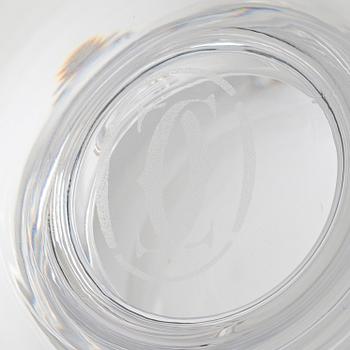 Cartier, A late 20th century wine carafe, France.