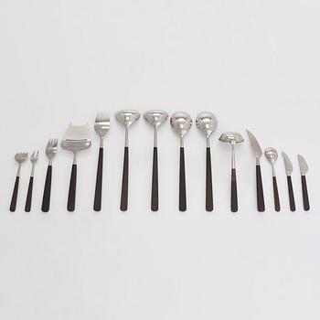 Bertel Gardberg, a 74-piece 'Lion de Luxe' cutlery set, Hackman, Finland, latter half of the 20th century.