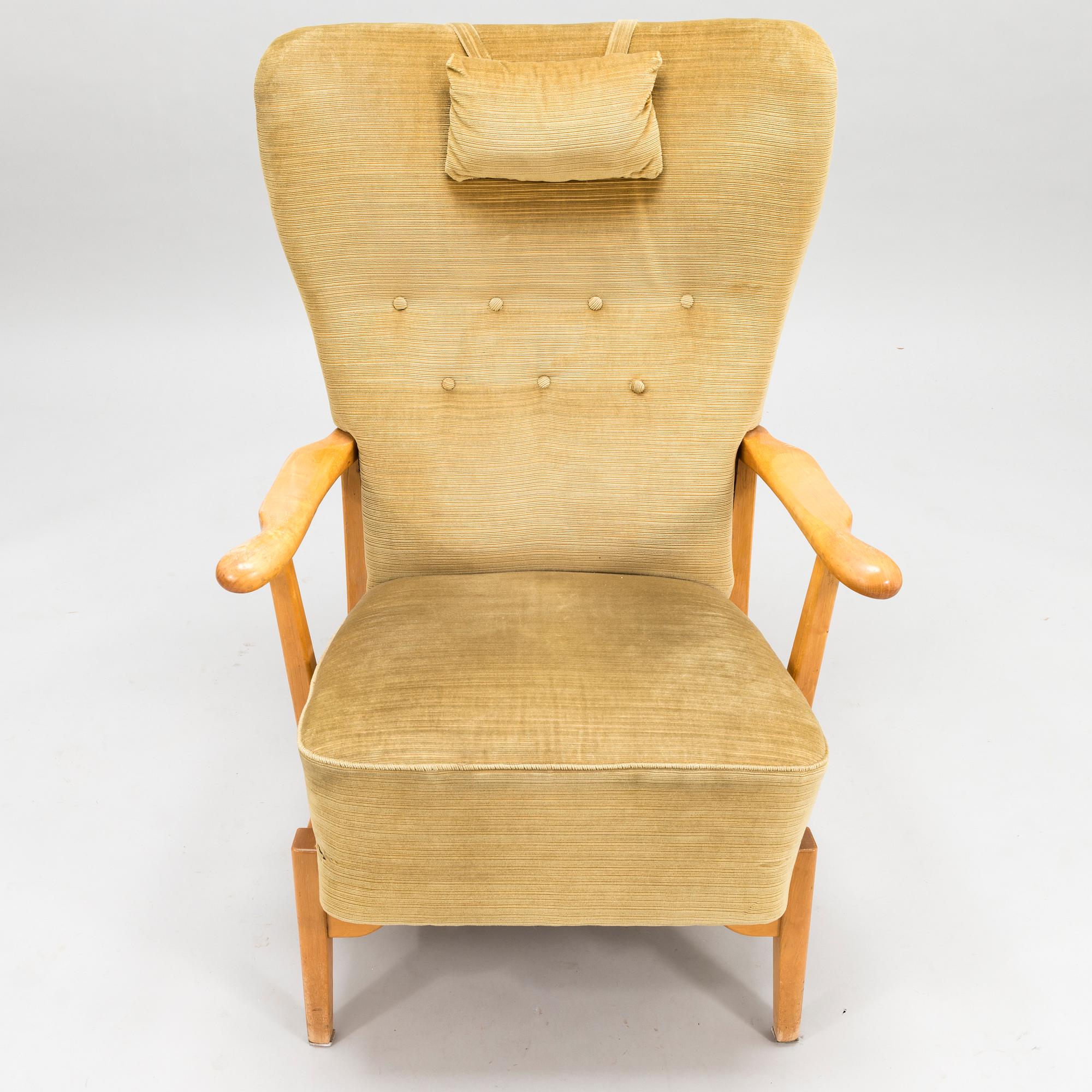 A 1950's armchair, unknown designer model 'Koti 2407' (Home), Asko Finland.