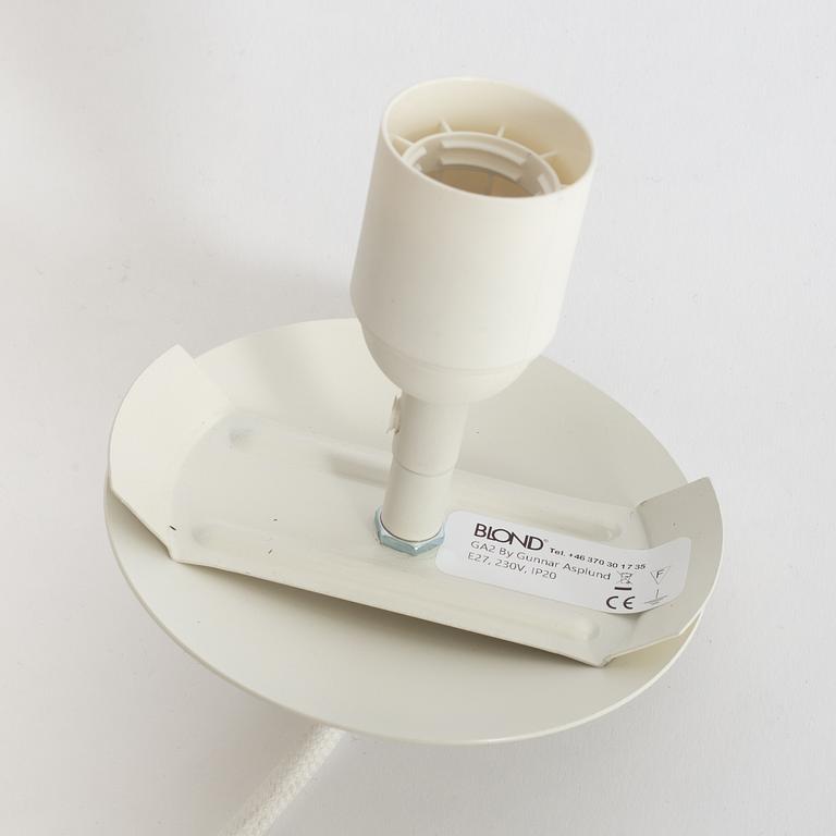 Gunnar Asplund, A GA2 pendandt lamp, Blond Belysning, contemporary.