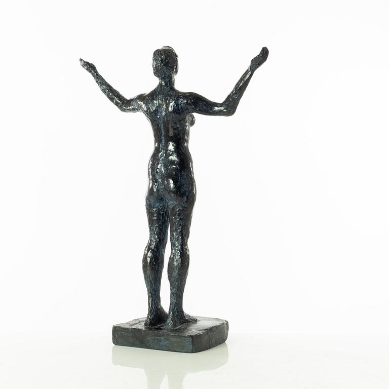 Gudmar Olovson, sculpture. Signed. Numbered. Foundry mark. Bronze, height 47.5 cm, length 35 cm.