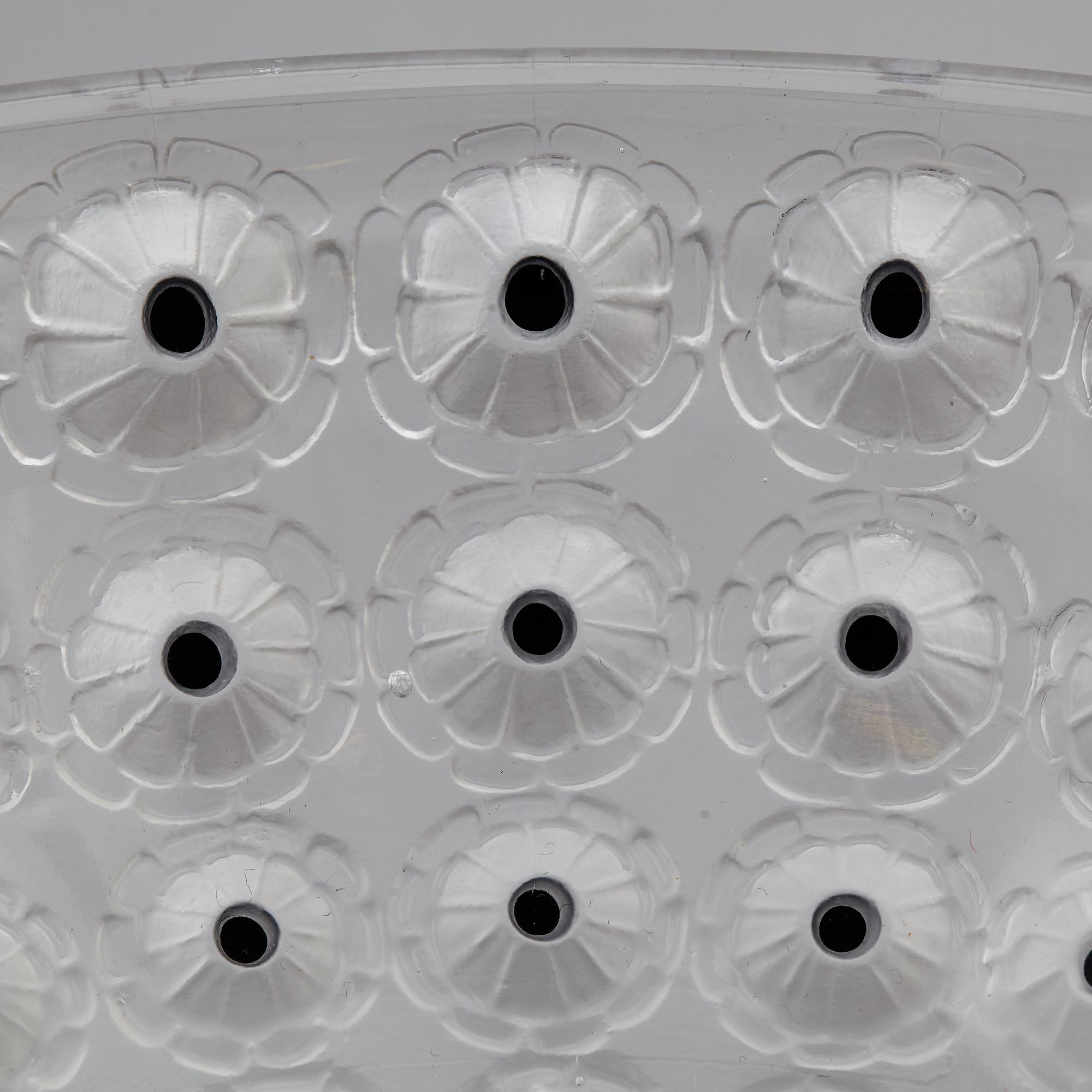 A 'Nemours' glass bowl, Lalique, France.