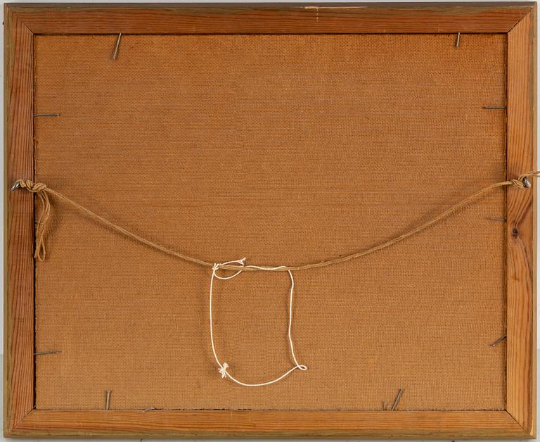 Gunnar Zetterström, oil on panel, signed.
