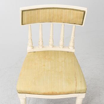 Chairs, 12 pcs, Gustavian, circa 1800.