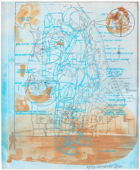 326. Robert Rauschenberg, "Trust Zone (Stoned Moon Series)".