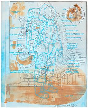 326. Robert Rauschenberg, "Trust Zone (Stoned Moon Series)".