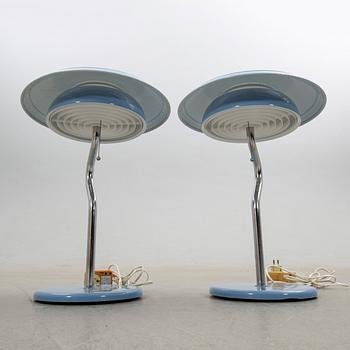 Table lamps, a pair, Hans Philip Zachau, "Softling", Ateljé Lyktan, designed in 1982.