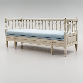 SOFFA, gustaviansk stil, 1800-tal.