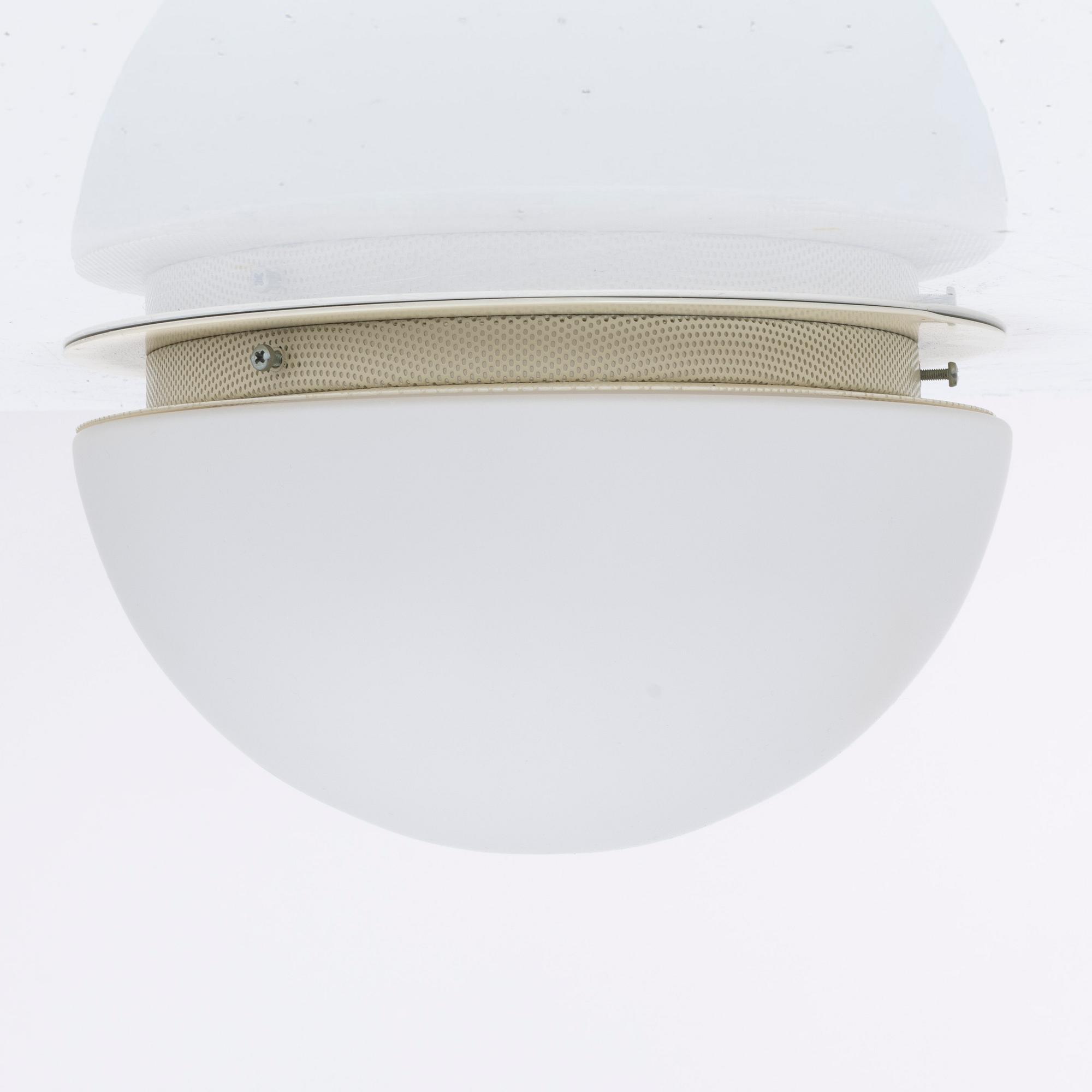 Eight ceiling lamps, Zero, late 20th century.