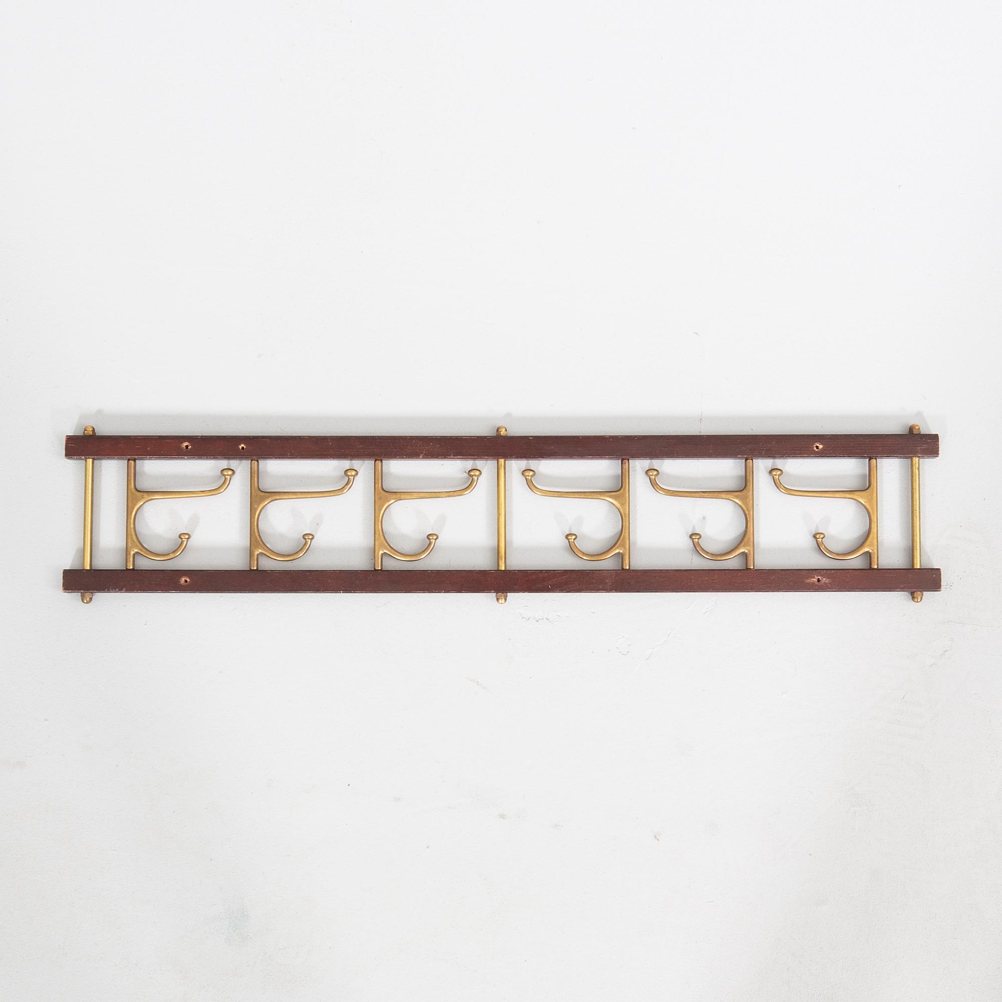 Clothes hanger, "Decorative", Skoglund metal foundry, Anderstorp, mid-20th century.