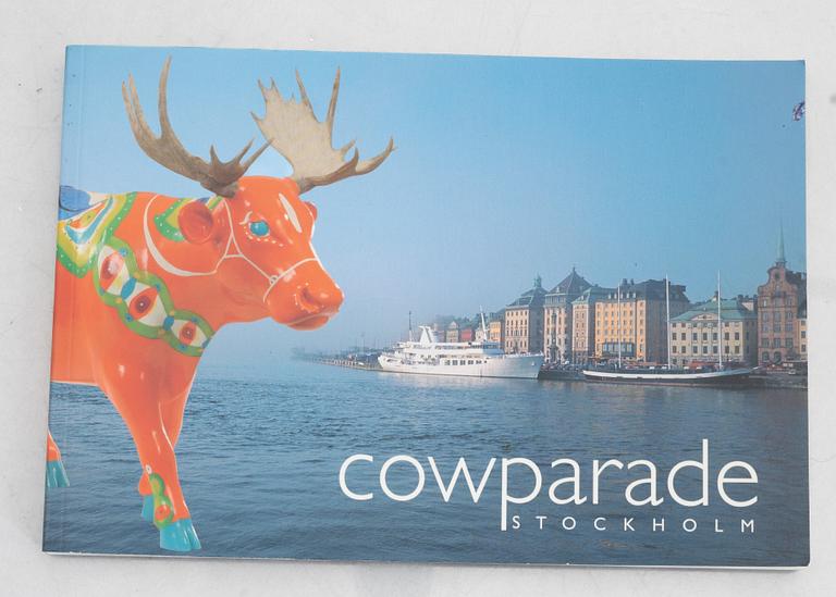 Figurines, 4 pcs, "Cow Parade", 2003-06.