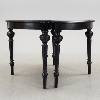 A 19th century dining table.