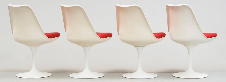 EERO SAARINEN, stolar, 4 st "Tulip", Knoll International, USA.