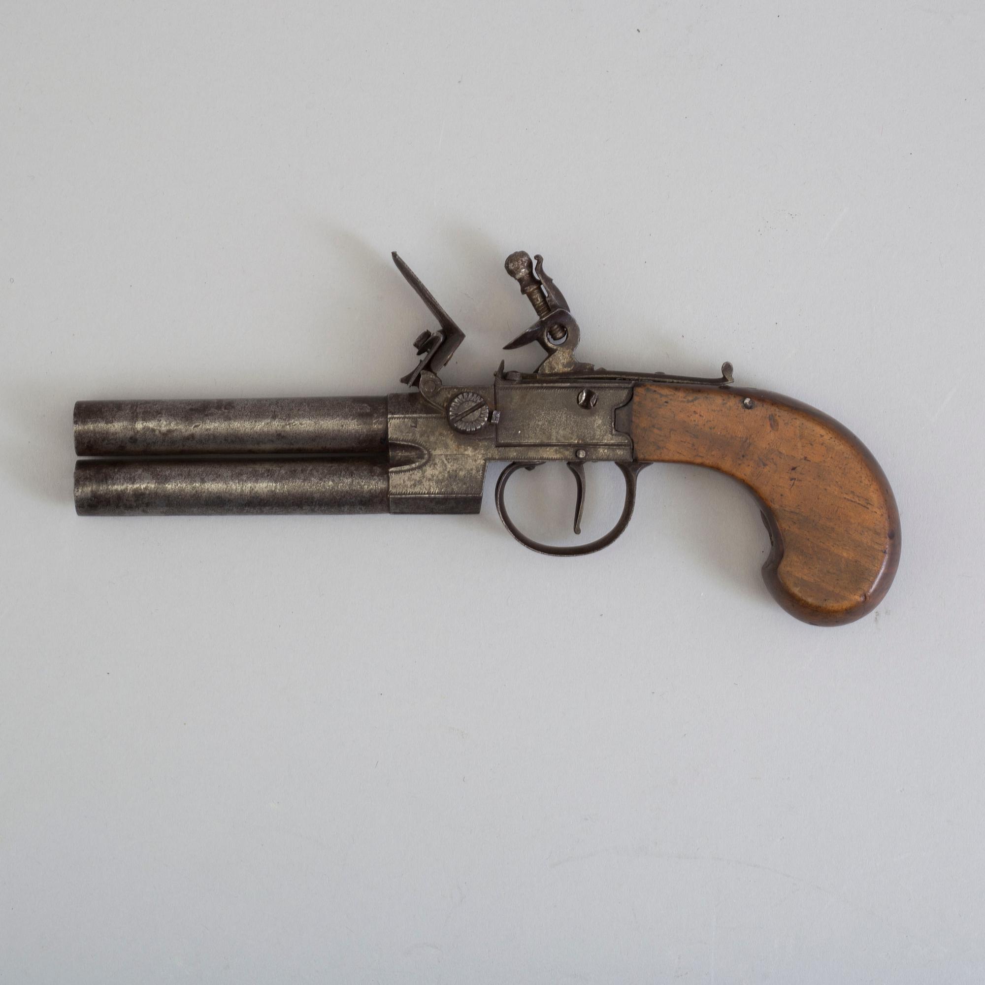 FLINTLÅSPISTOL, brittisk, omkring 1800,