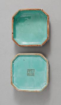 DOSA/SIGILLASK, porslin, Kina, 1800/1900-tal.