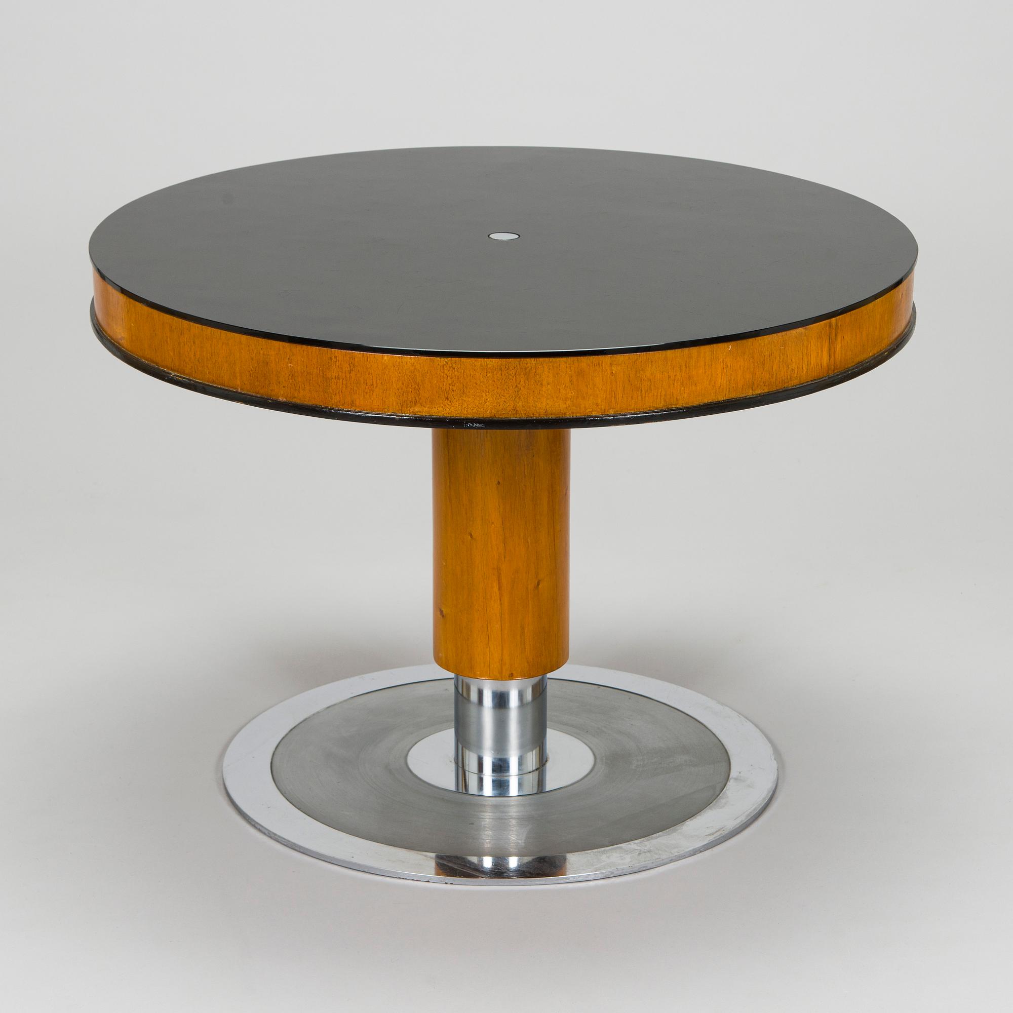 Pauli Blomstedt, a pair of 1930s armchairs and table for Merivaara Ltd.