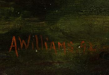 ALEXANDER WILLIAMS, tillskriven, olja på duk, sign o dat 92.