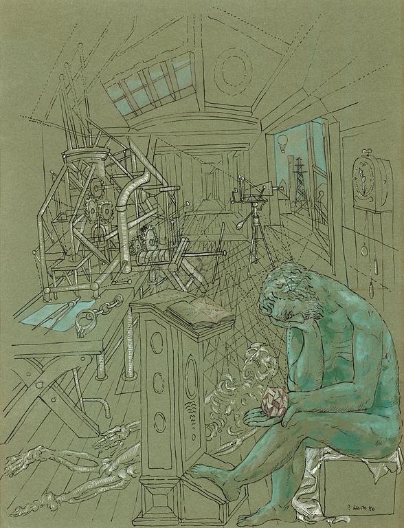 Peter Weiss, "Konstruktör av eveighetsmaskin".