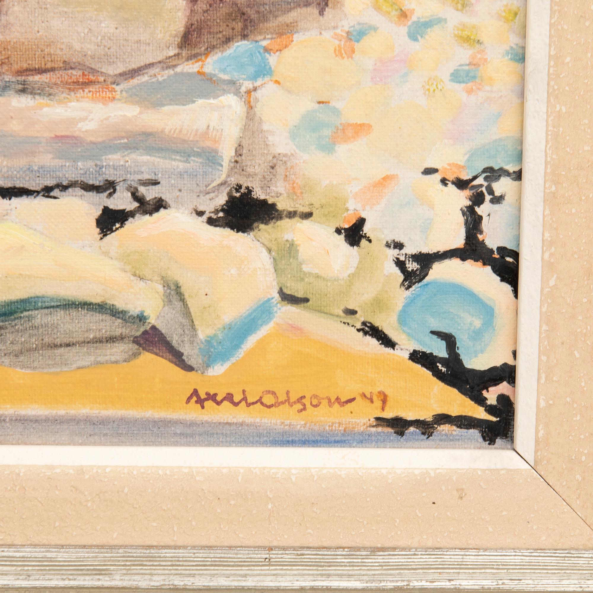 Axel Olson, "The Bathing Cliff".